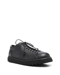 Мужские черные кожаные низкие кеды от Marsèll