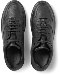 Мужские черные кожаные низкие кеды от Balenciaga
