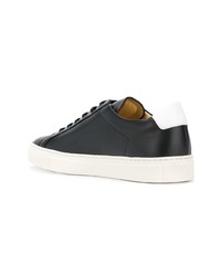 Мужские черные кожаные низкие кеды от Common Projects