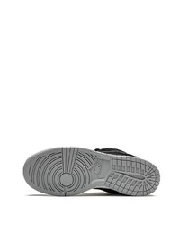 Мужские черные кожаные низкие кеды от Nike