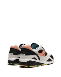 Мужские черные кожаные низкие кеды от Saucony
