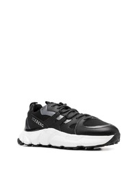 Мужские черные кожаные низкие кеды от Iceberg