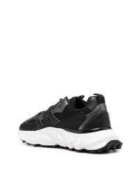 Мужские черные кожаные низкие кеды от Iceberg