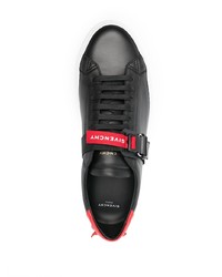 Мужские черные кожаные низкие кеды от Givenchy