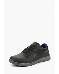 Мужские черные кожаные низкие кеды от Tesoro