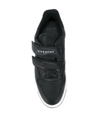 Мужские черные кожаные низкие кеды от Givenchy