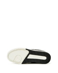 Мужские черные кожаные низкие кеды от Palm Angels