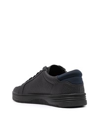 Мужские черные кожаные низкие кеды от Kurt Geiger London