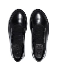 Мужские черные кожаные низкие кеды от Grenson