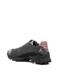 Мужские черные кожаные низкие кеды от A-Cold-Wall*