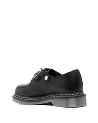 Черные кожаные оксфорды от Dr. Martens