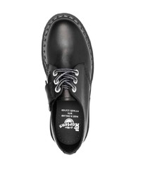 Черные кожаные оксфорды от Dr. Martens