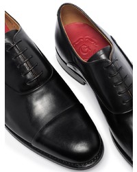 Черные кожаные оксфорды от Grenson