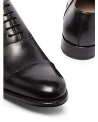 Черные кожаные оксфорды от Grenson