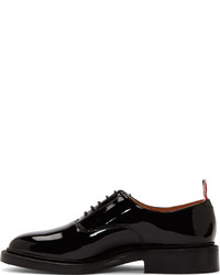 Черные кожаные оксфорды от Thom Browne