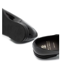 Черные кожаные оксфорды от Brunello Cucinelli