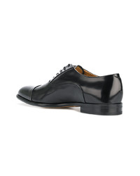 Черные кожаные оксфорды от Fabi