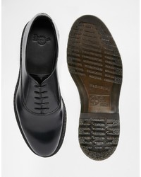 Черные кожаные оксфорды от Dr. Martens