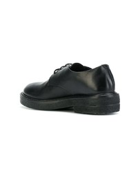 Женские черные кожаные оксфорды от Marsèll