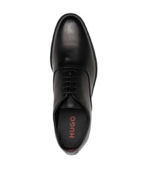 Черные кожаные оксфорды от Hugo