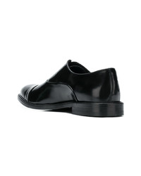 Черные кожаные оксфорды от Leqarant