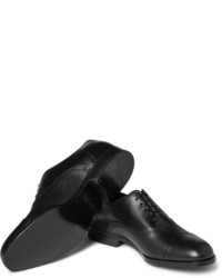 Черные кожаные оксфорды от Lanvin