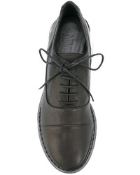 Женские черные кожаные оксфорды от MM6 MAISON MARGIELA