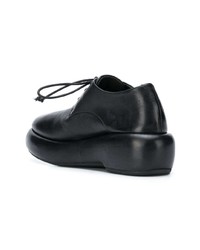 Женские черные кожаные оксфорды от Marsèll