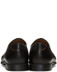 Черные кожаные оксфорды от Paul Smith