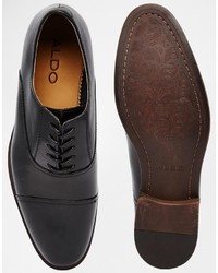 Черные кожаные оксфорды от Aldo