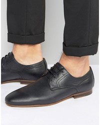 Черные кожаные оксфорды от Zign Shoes