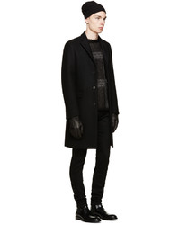 Мужские черные кожаные перчатки от Belstaff