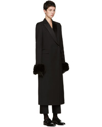 Женские черные кожаные перчатки от Calvin Klein Collection