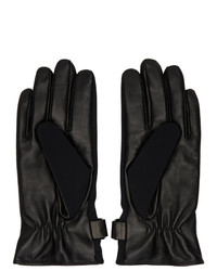 Мужские черные кожаные перчатки от Mackage