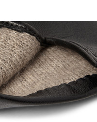 Мужские черные кожаные перчатки от Dents