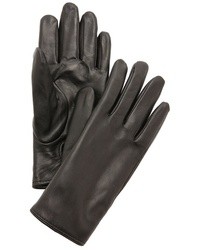 Женские черные кожаные перчатки от Club Monaco