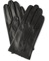 Мужские черные кожаные перчатки от Dents