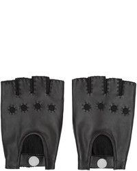 Мужские черные кожаные перчатки от Marc by Marc Jacobs