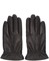 Мужские черные кожаные перчатки от rag & bone
