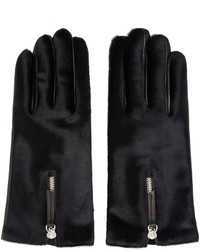 Мужские черные кожаные перчатки от WANT Les Essentiels