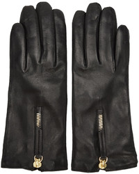 Женские черные кожаные перчатки от WANT Les Essentiels