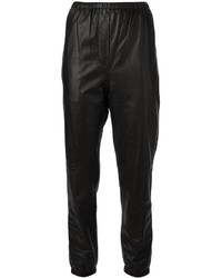 Женские черные кожаные пижамные штаны от 3.1 Phillip Lim