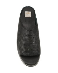 Мужские черные кожаные плетеные сандалии от Oxs Rubber Soul