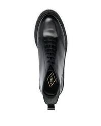 Мужские черные кожаные повседневные ботинки от Adieu Paris