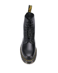 Мужские черные кожаные повседневные ботинки от Dr. Martens