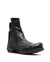 Мужские черные кожаные повседневные ботинки от Boris Bidjan Saberi