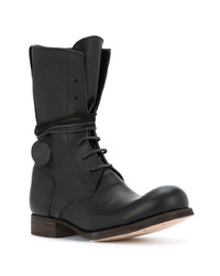 Мужские черные кожаные повседневные ботинки от C Diem