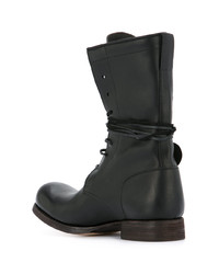 Мужские черные кожаные повседневные ботинки от C Diem