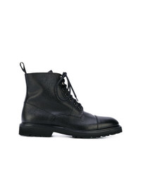 Мужские черные кожаные повседневные ботинки от Aiezen