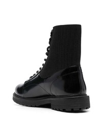 Мужские черные кожаные повседневные ботинки от Diesel